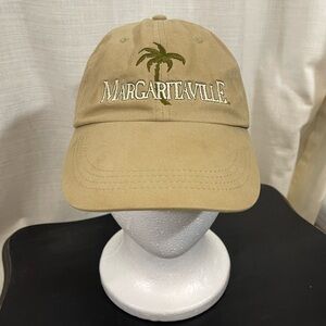 Margaritaville Khaki Cap with Palm Embroidery
